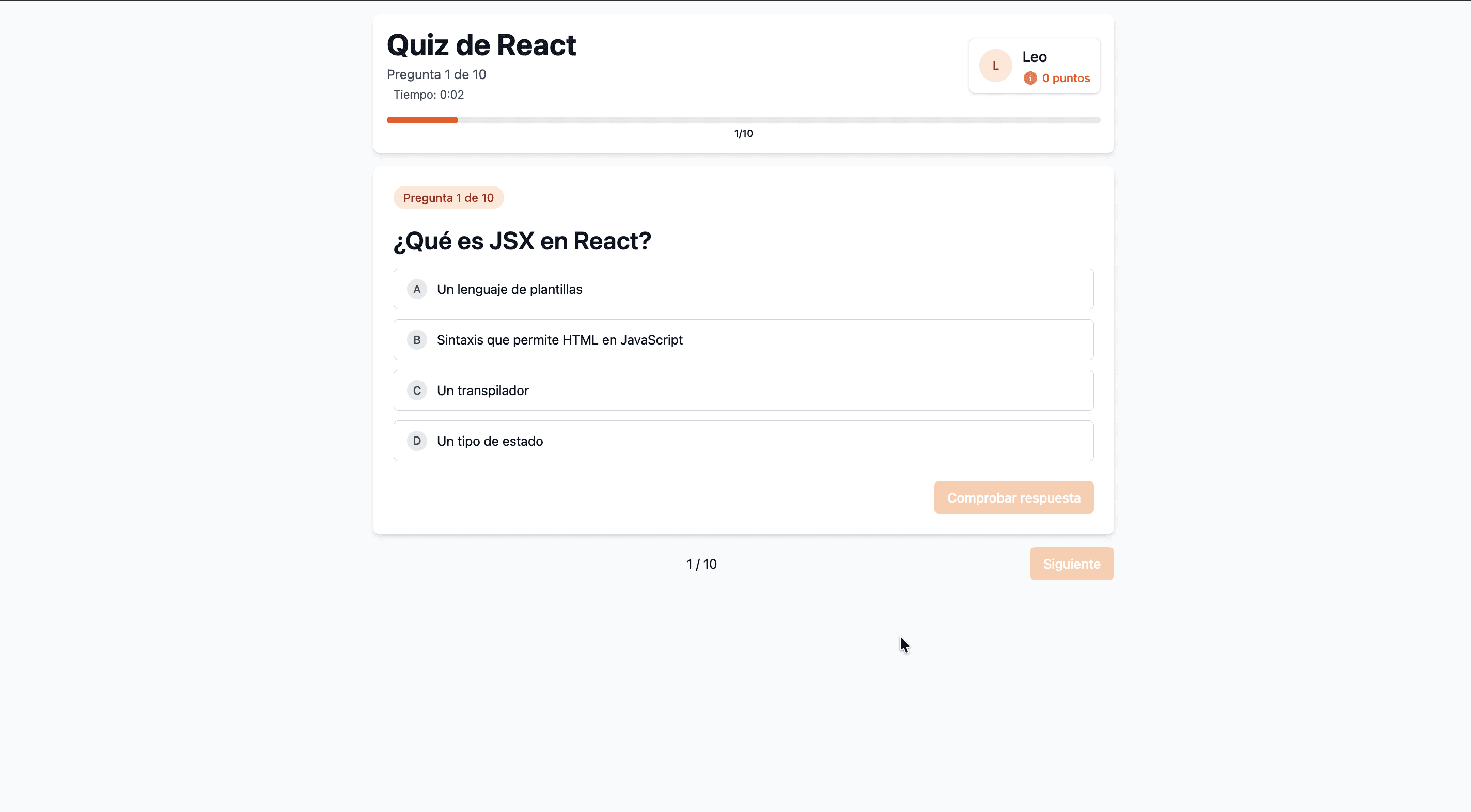 Quiz App 1